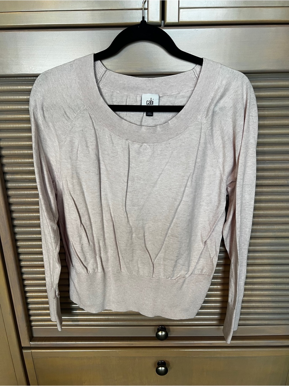 CAbi Women's Light Pink Ballet Sweater